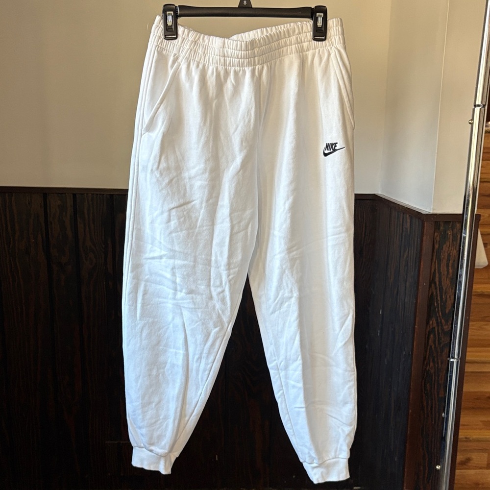 Nike Classic White Sweatpants